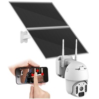 7links Pan-Tilt-Überwachungskamera, 2K-Auflösung, WLAN, Akku, 25 W Solarpanel