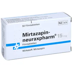 MIRTAZAPIN-neuraxpharm 15 mg Filmtabletten 50 St