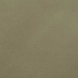 vidaXL Sonnensegel Oxford-Gewebe Rechteckig : Farbe - Beige, Größe - 5x7 m