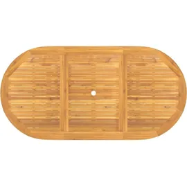 vidaXL Gartentisch Ausziehbar 110-160 x 80 x 75 cm Teak Braun