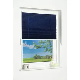 K-HOME Plissee Palma 55 x 130 cm blau