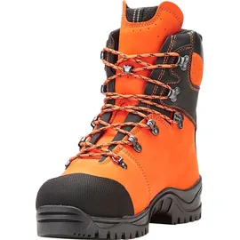 KOX | Schnittschutzstiefel | Schnittschutzschuhe DUE Orange Größe 47