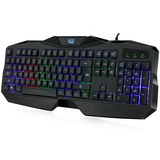 Adesso AKB-138EB - Gaming-Tastatur - RGB-beleuchtet - Schwarz