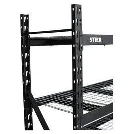 Stier Gitterrost-Fachbodenregal Fachlast 400 kg HxBxT 1830x1950x610mm