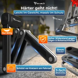 MIVELO FOLD-X Schwarz Faltschloss