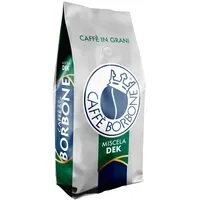 Caffè Borbone Miscela DEK 1kg Bohnen | Entkoffeinierter Espresso Ganze Bohnen