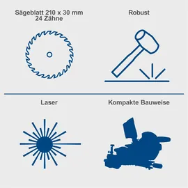 SCHEPPACH HM210L inkl. Sägeblatt