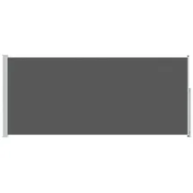 vidaXL Seitenmarkise 100 x 300 cm grau Polyester 1 St.