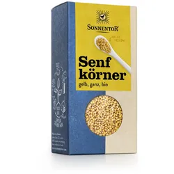 Senfkörner gelb ganz bio 120 g – Vielseitiges Bio-Gewürz von SONNENTOR
