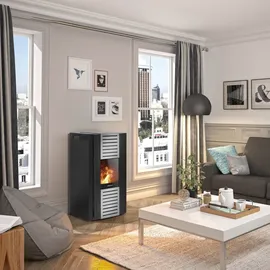 Justus Sirkos Aqua Stahl Schwarz 9,4 kW