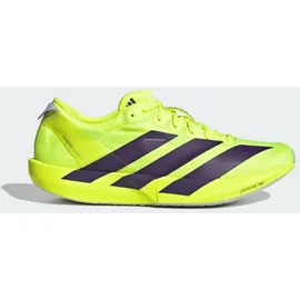adidas Adizero Adios 9 Laufschuhe Herren - Solar Yellow - Aurora Plum / Powder Plum - 42