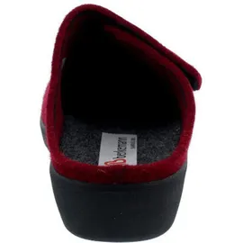 Berkemann Teresa Hausschuh, dunkelrot, Filz, Weite H, Wechselfußbett 5061-258 40 2/3 EU