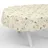 ANRO Wachstuchtischdecke abwaschbar Oval 200 x 140 cm Beige