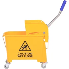 Homcom Reinigungswagen 20 Liter Gelb