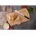 Continenta Brotschneidebrett Holz 1-tlg. 45 x 26 cm Beige
