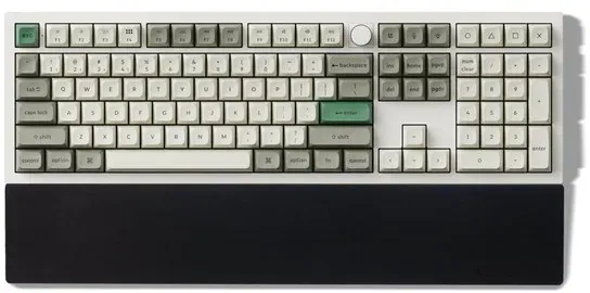 Silicone Palmrest for K10 Pro / Q6 series / V6 series - Handgelenkstütze - Schwarz