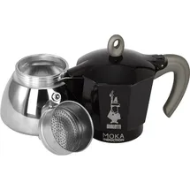 Bialetti Moka Induction 6 Tassen schwarz/silber