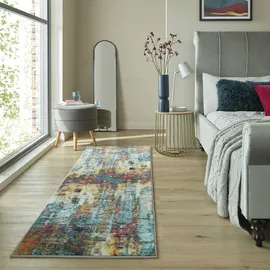 Flair Rugs Läufer FLAIR RUGS "Abstraction", bunt (multi), B:66cm H:10mm L:230cm, Kunstfaser, Teppiche, Läufer, Vintage Design, mehrfarbig, bunt, Teppichläufer