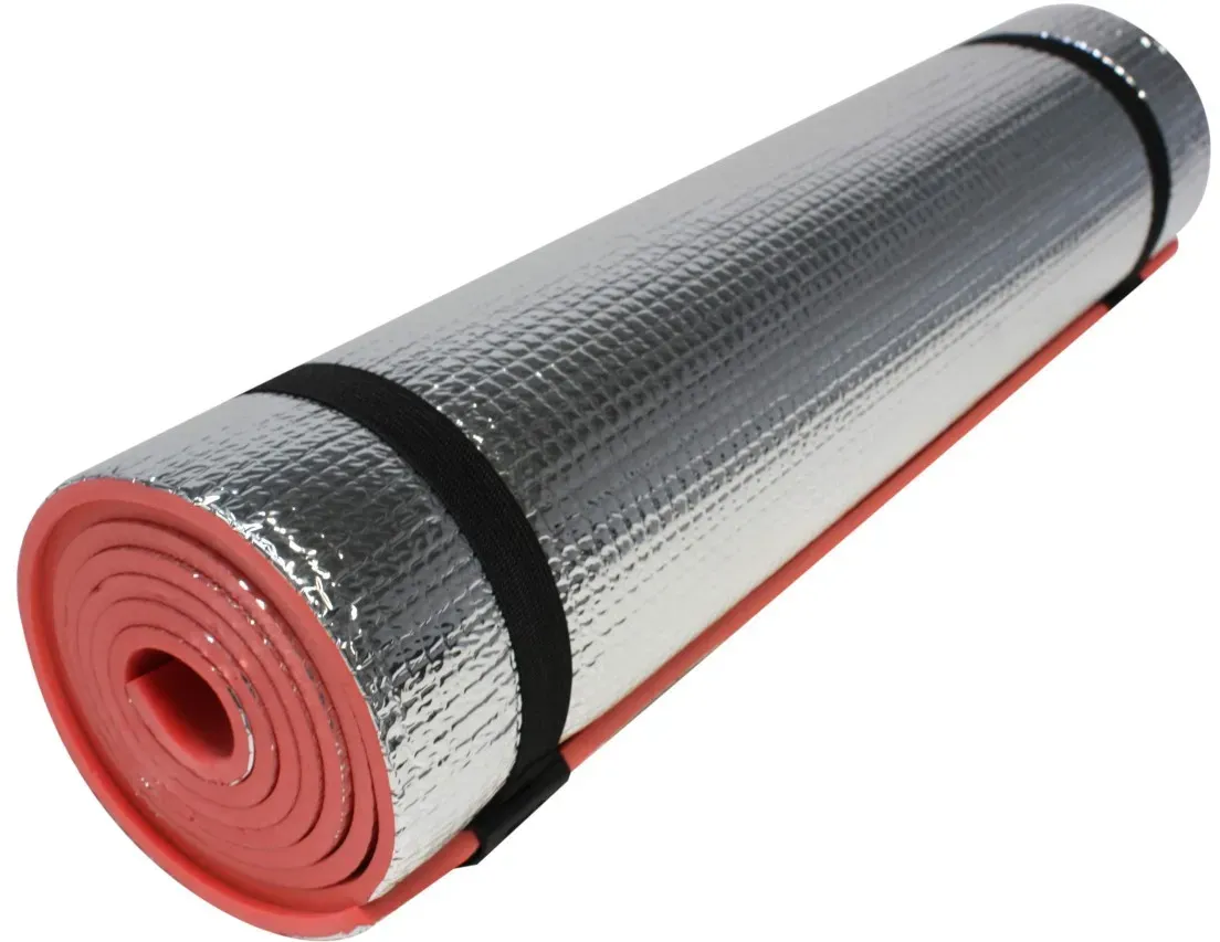 Alu Campingmatte Isomatte Adventure 180 x 50 cm Rot