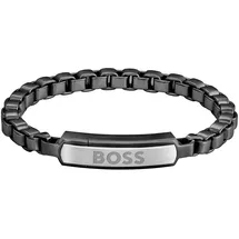 Boss DEVON Gliederarmband Schwarz 1580598M Größe 19 cm