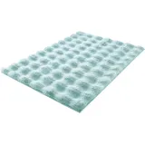 Kleine Wolke Badteppich Cloud 70 x 120 cm Polyester Blau Opal