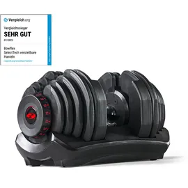 Bowflex SelectTech 1090i verstellbare Hantel 24 kg rot / schwarz