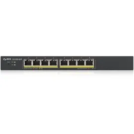 ZyXEL GS1900-8HP V3 8-Port GbE L2 PoE Smart Switch, 802.3at lüfterlos PoE+ 70W