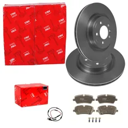 Trw Bremsscheiben + Beläge Hinten Passend Für Lr Range Rover + Sport + Discovery: Bremsscheibe Land Rover: Cpla2a315ab Land Rover: Lr033302 Land Rover
