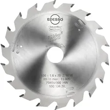 Edessö Handkreissägeblatt Akku 136 x 1,6 x 20 mm Z=18 W