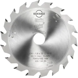 Edessö Handkreissägeblatt Akku 136 x 1,6 x 20 mm Z=18 W