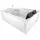 AcquaVapore Whirlpool Eckbadewanne 135 x 180 cm (W12HZ-TH-A-SC)