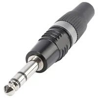 HICON HI-J63SP-B Klinken-Steckverbinder 6.35mm Stecker, gerade Polzahl 3 Stereo