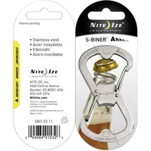 NITE IZE Karabinerhaken Silber