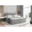 mit Matratze und mit Bett mit Stauraum H4-Matratze Doppelbett Springboxbett MARCE Grau