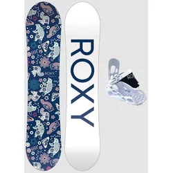 Roxy Poppy + Poppy XS 2025 Snowboard-Set uni Gr. 90