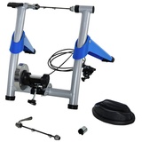 Homcom Fahrradtrainer inkl. Magnetbremse blau/silber