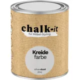 Kreidefarbe 0,75l Silver Dust Shaby Chic Möbel Holzlack Natur Vintage Möbellack