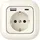 2USB Schuko-Steckdose 2USB 2U-449382 Cremeweiß 2 St.