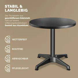 CASARIA Casaria® 2er Set Stehtisch höhenverstellbar