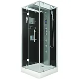 AcquaVapore Dampfdusche Dusche D38-13L3 90x90 cm ohne 2K Scheiben Versiegelung