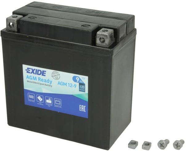 Starterbatterie Exide YTX9C-BS AGM 12-9 READY 12V 9Ah 120A