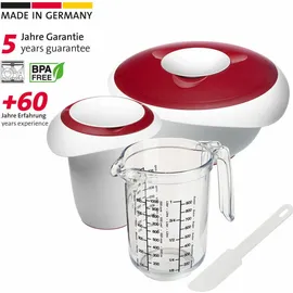 Westmark 4 tlg. Set mit Schüsseln, Messkanne Gerda + Kuchenlöser, 315522E7