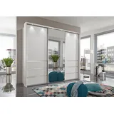 Wiemann Schwebetürenschrank Malibu 300 x 236 x 67 cm Weiß