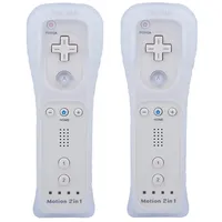 Remote Controller für Wii mit Motion Plus - Fernbedienung Joystick mit Siliko...