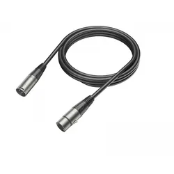 Fifine XLR Kabel - 3pin - 1.8 Meter - Schwarz