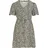 VILA Minikleid Sommerkleid Beige/Schwarz 36