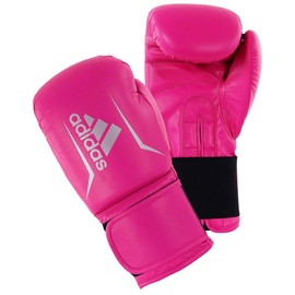adidas Unisex Jugend Speed 50 Boxhandschuhe, pink/silber, 6 oz EU