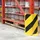 MORAVIA Anfahrschutz Winkel schwarz/gelb 400 x 160 x 6 mm zum Aufdübeln