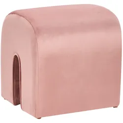 Pouf MODOC Samtstoff Rosa 35 cm 42 cm 42 cm
