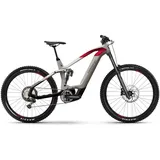 Haibike Hybe 9 Bosch 750Wh Elektro Fullsuspension Mountain Bike Grey/Red/Black | XL/50cm